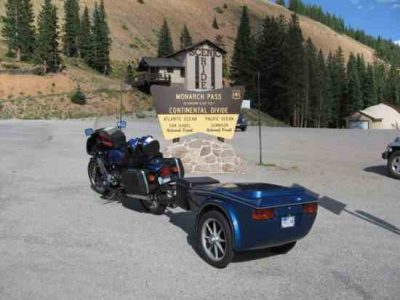 Touring on a 1983 BMW R100RS Image